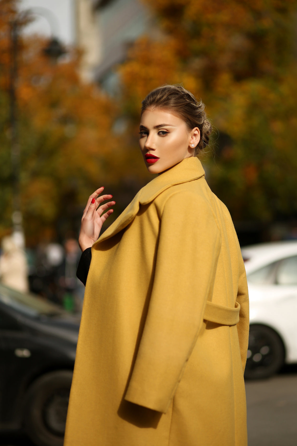 “Ocher” coat