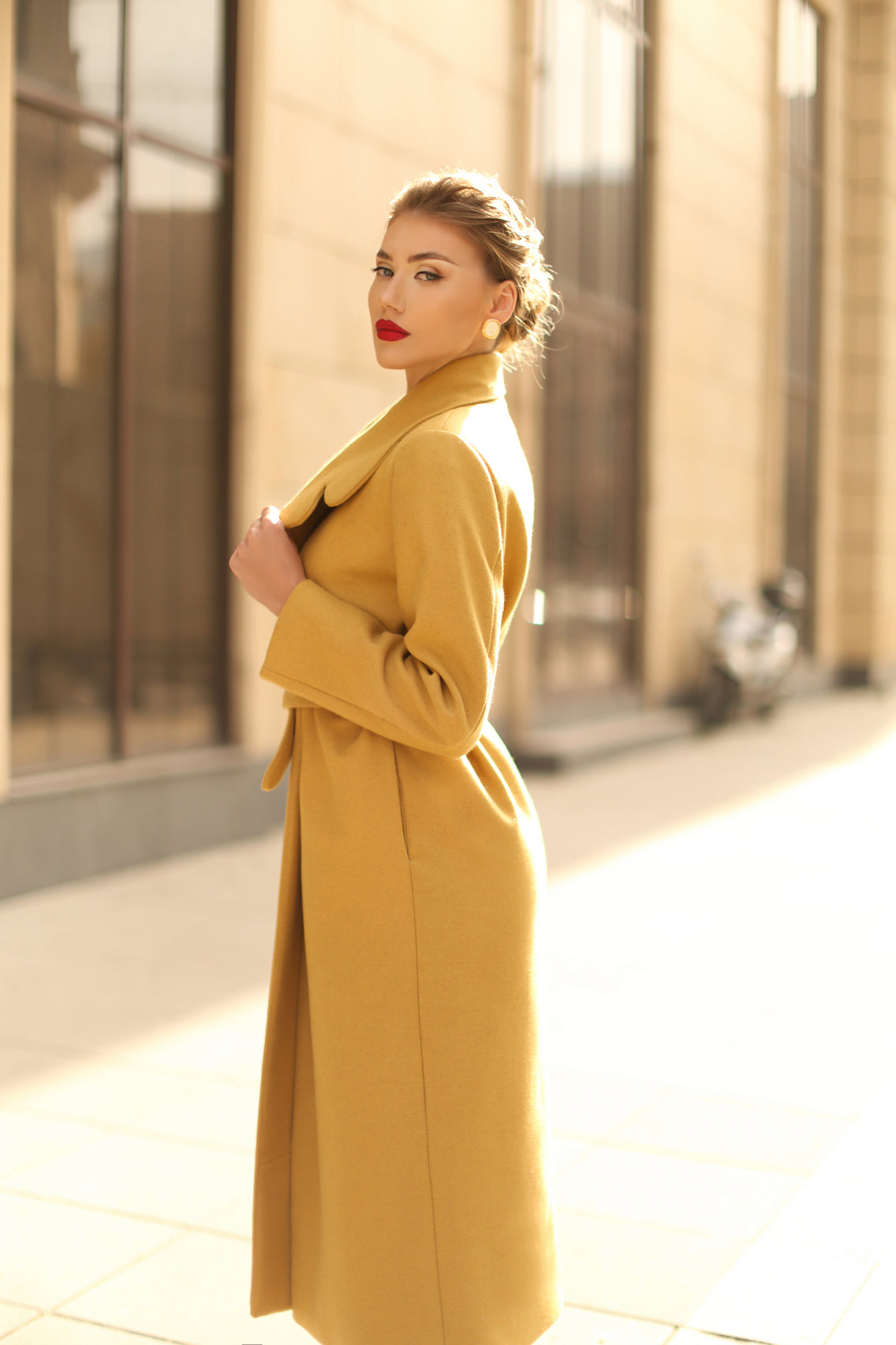 “Ocher” coat