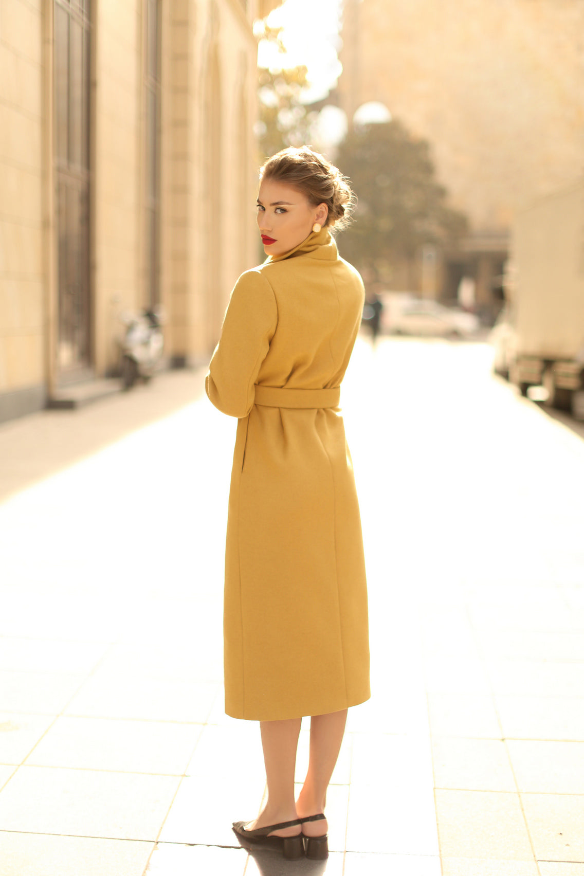 “Ocher” coat