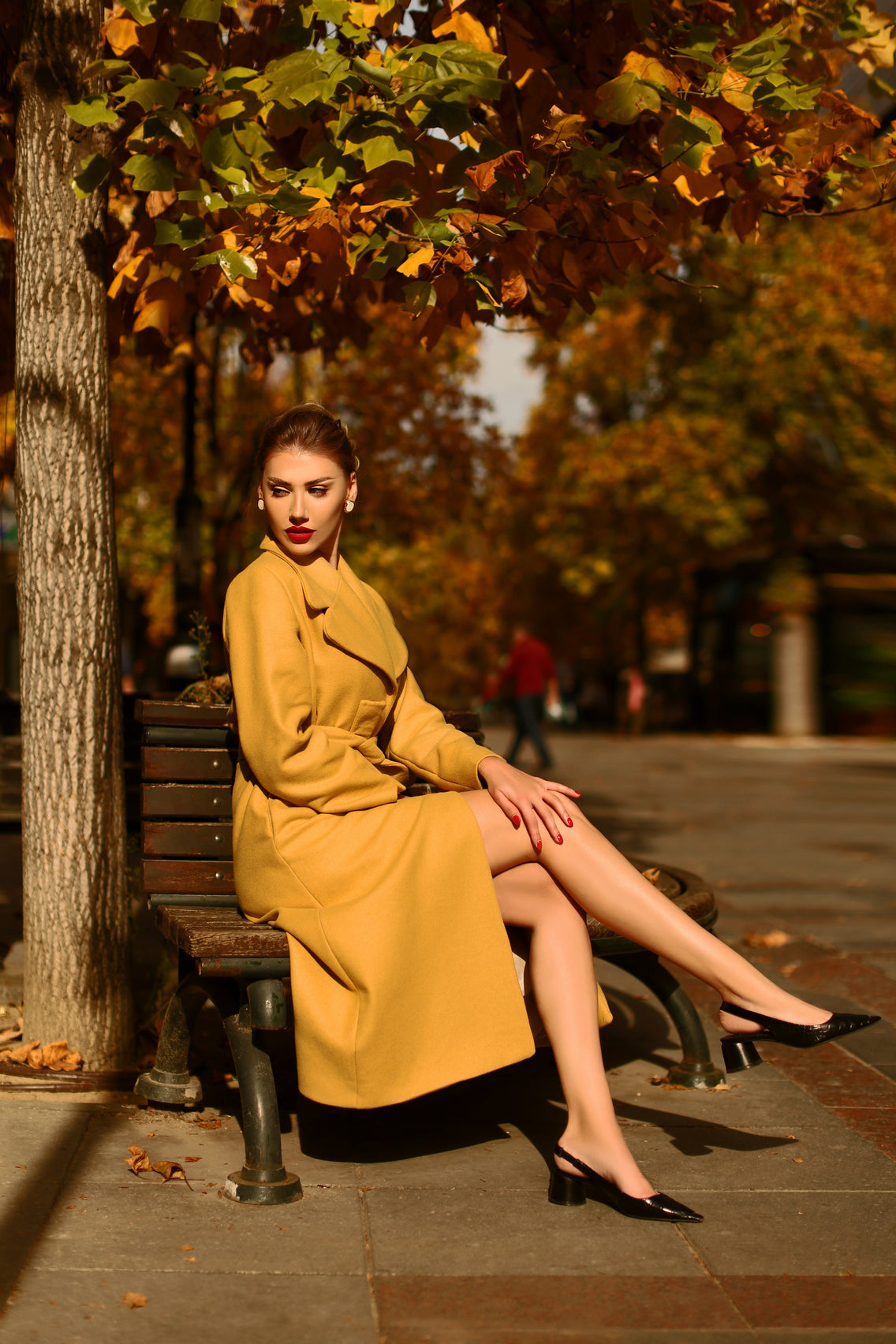 “Ocher” coat