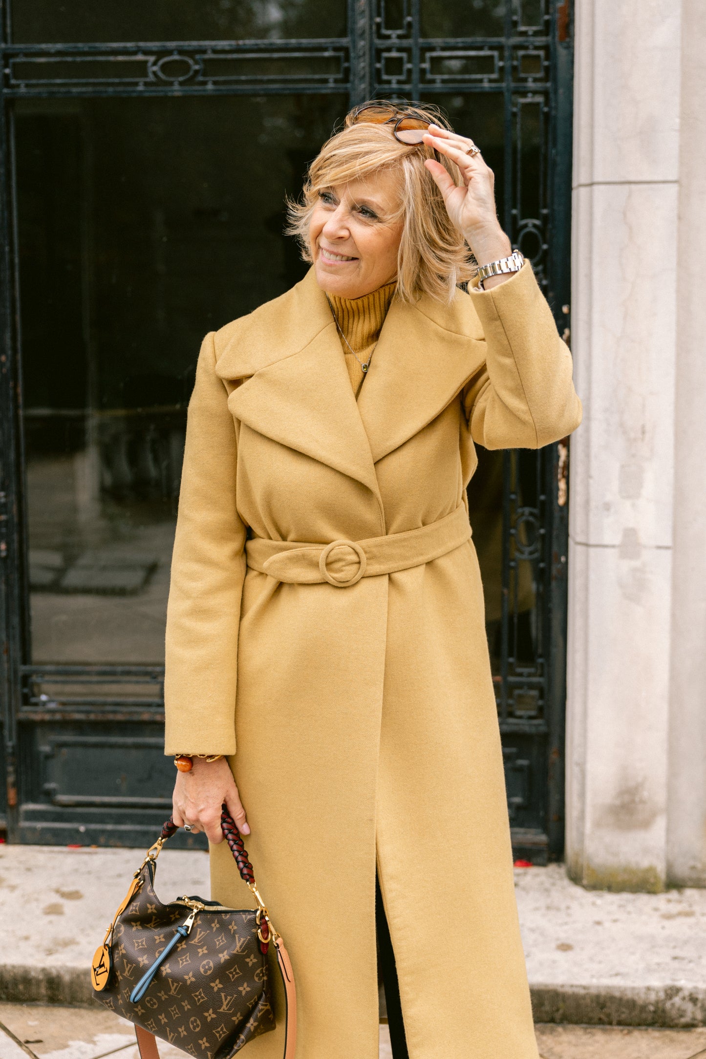 “Ocher” coat