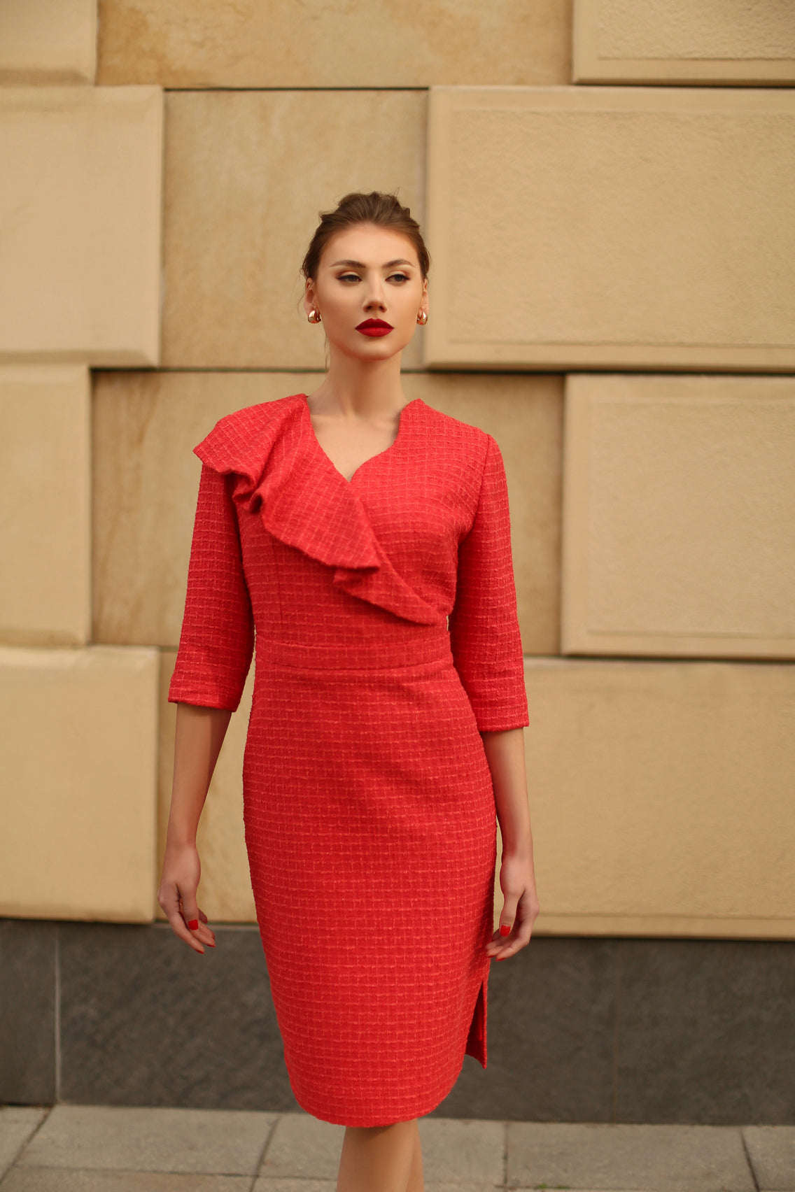 The Red' dress | Online women's fashion | Custom Made Clothing AFERDITA The Red' dress | Online women's fashion | Custom Made Clothing AFERDITA