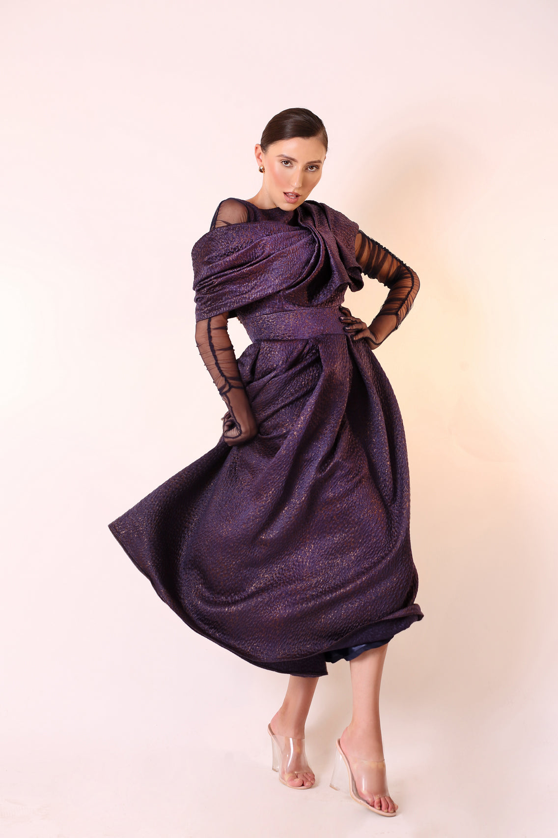 Amethyst dress | Online women's fashion | Custom Made Clothing AFERDITA Amethyst dress | Online women's fashion | Custom Made Clothing AFERDITA