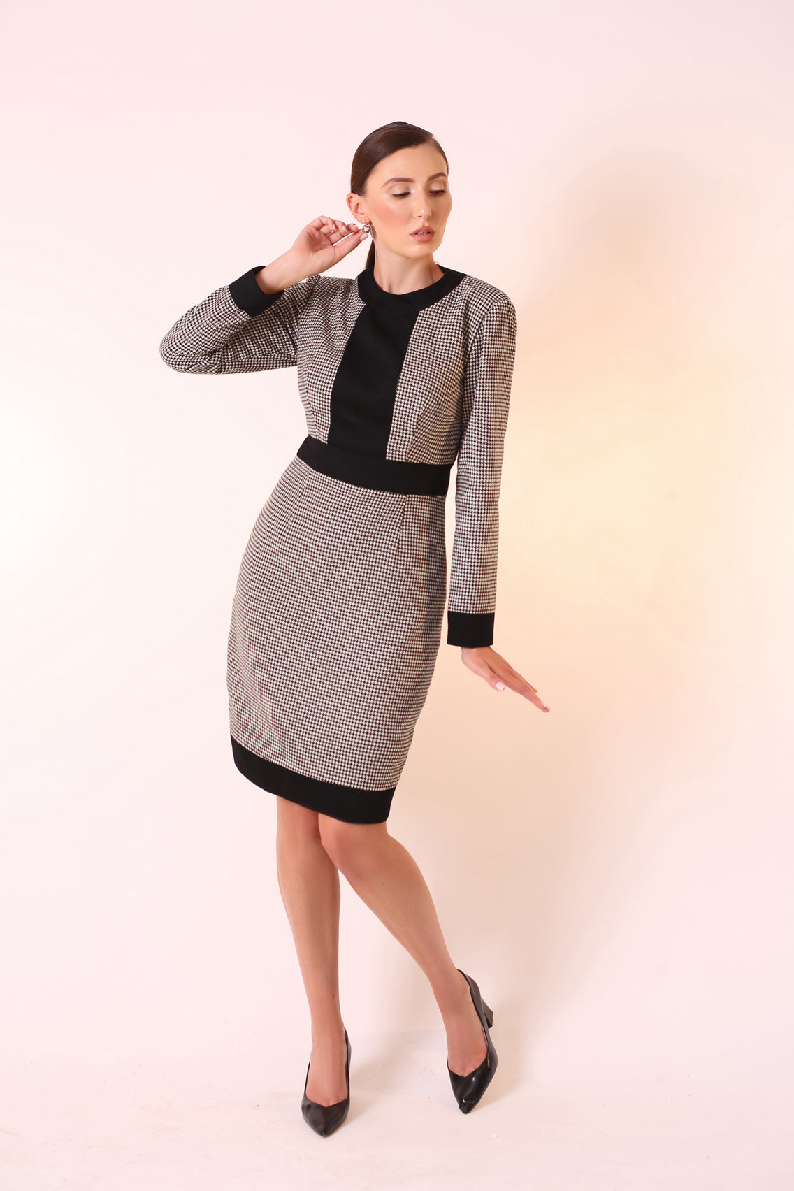 'Pied De Poule' dress